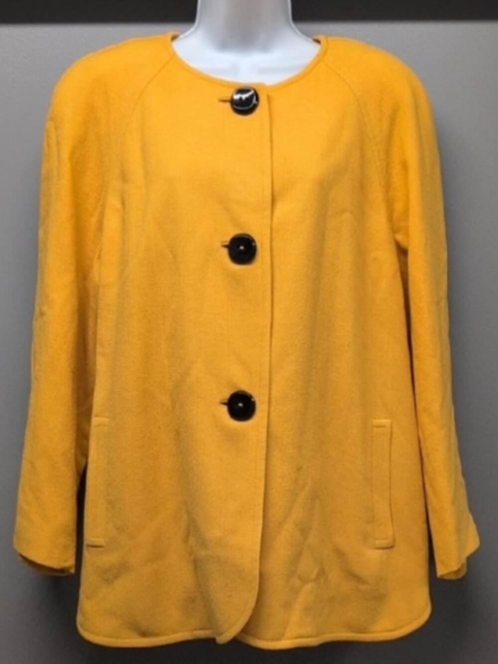 Saks Fifth Avenue Helga Yellow Cape Jacket Vintage